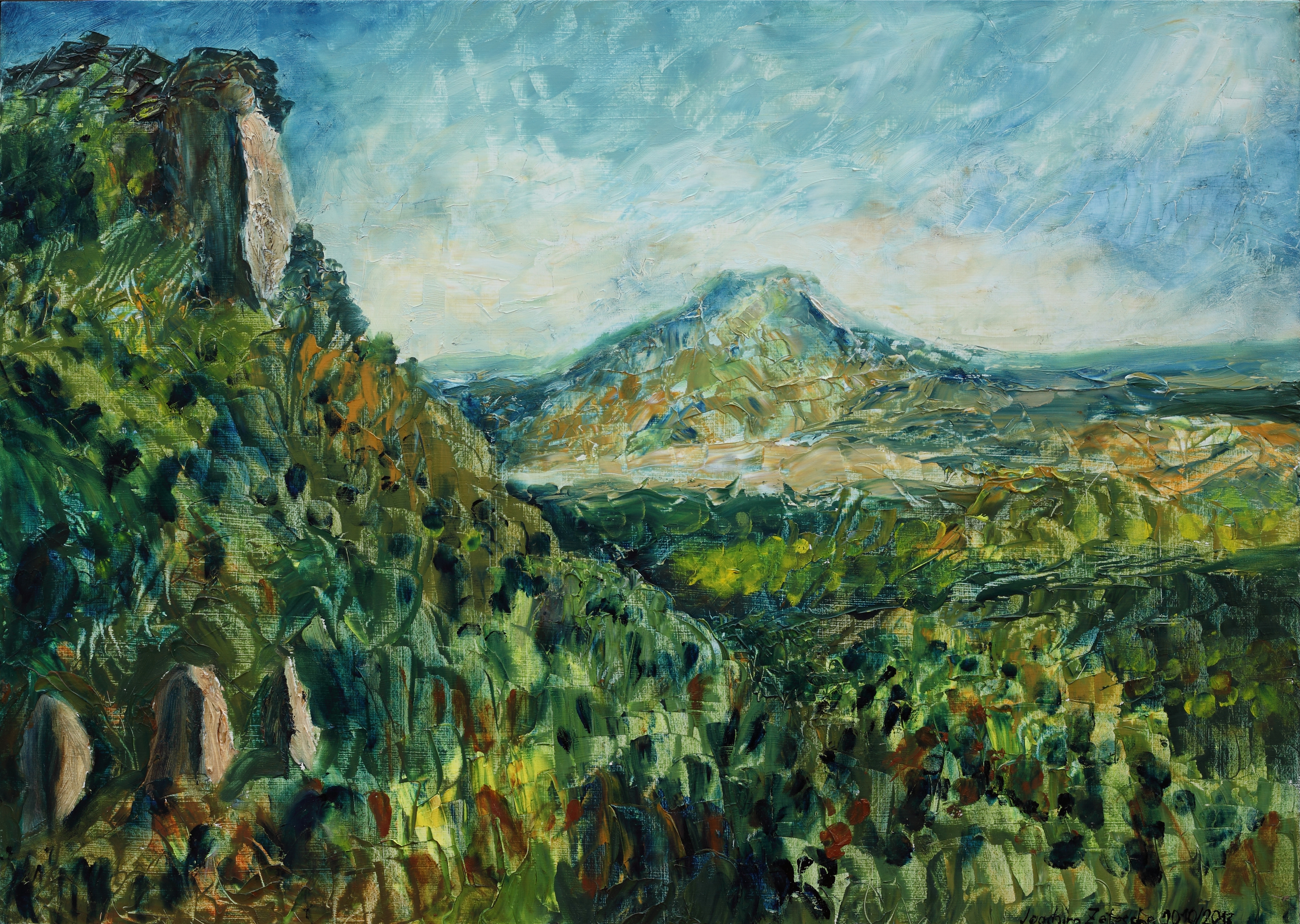 Blick vom Gabrielensteig auf dem Rosenberg (2011) Blick vom Gabrielensteig auf dem Rosenberg (2011)