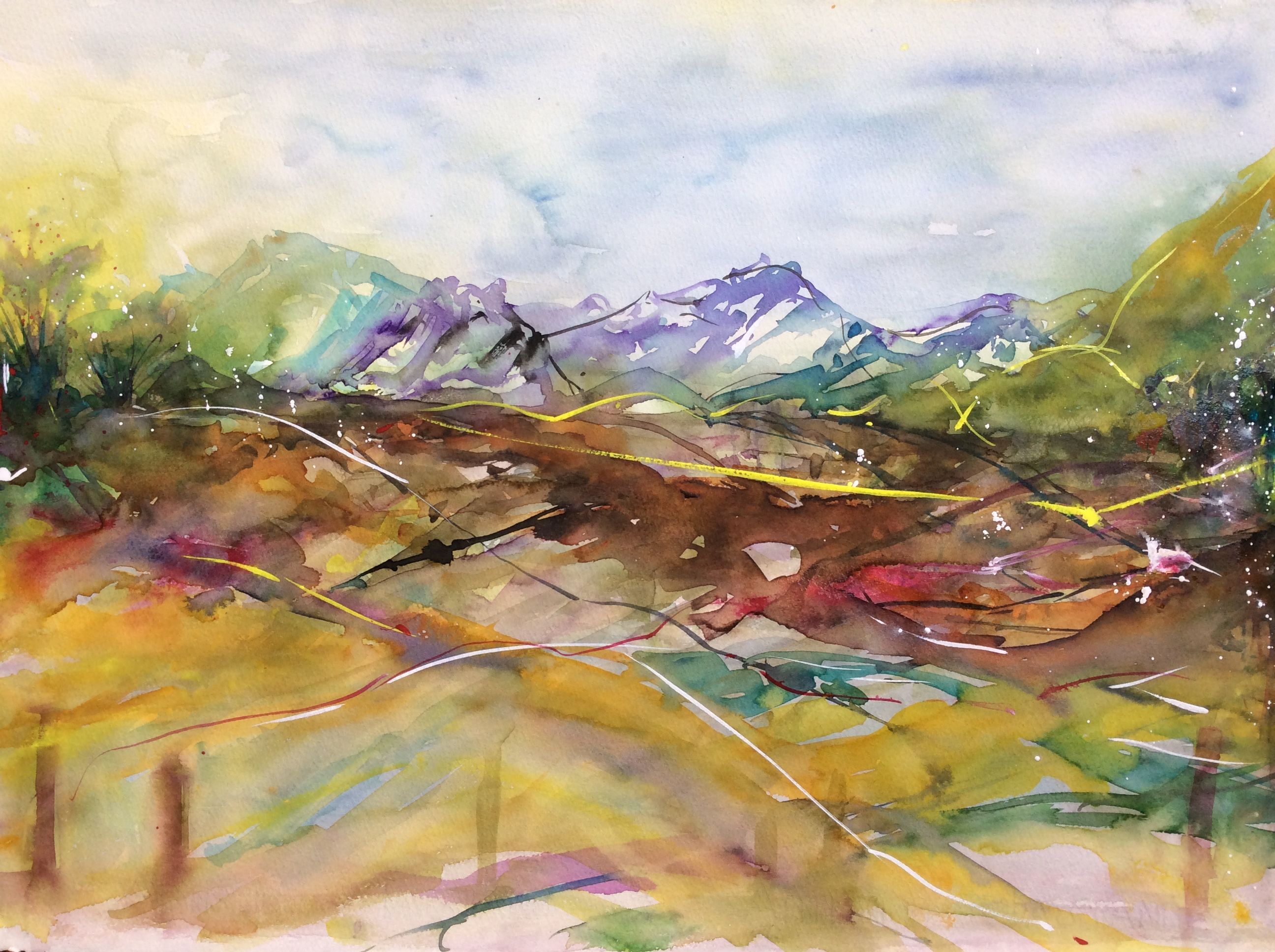 Frühling in den Bergen 4, 38 x 55 Frühling in den Bergen 4, 38 x 55