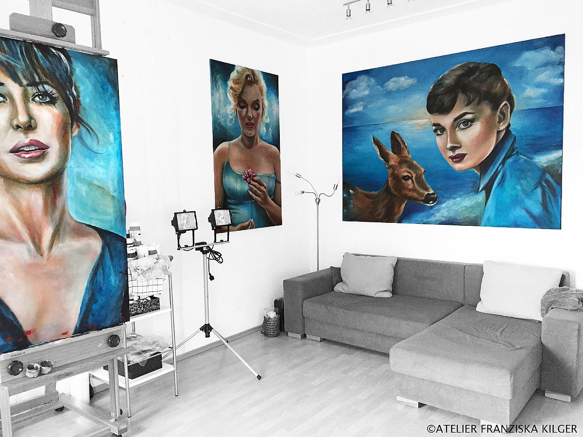 Im Atelier der Künstlerin