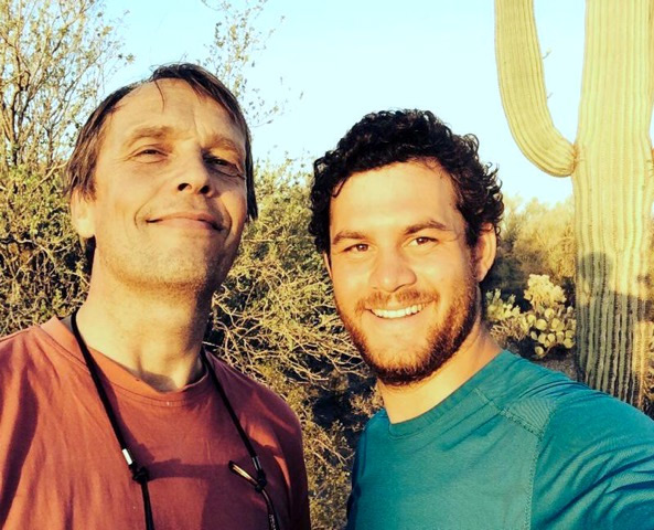 Henry M. Mix und Yann Sochaczewski in der Sonora Wüste Henry M. Mix und Yann Sochaczewski in der Sonora Wüste